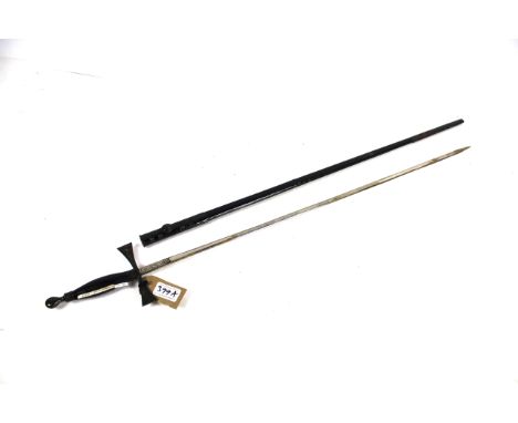 A Masonic ceremonial dress sword with scabbard 