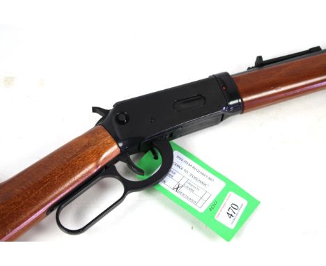 A "Walther" model lever-action short .177 Cal. Co2 rifle in overall condition.NB. As a post 1939 air weapon the restrictions 