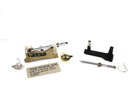 Two sets of reloading scales, "Ohaus" 505gms and "C.H." 350gms, both sets in fine working order 