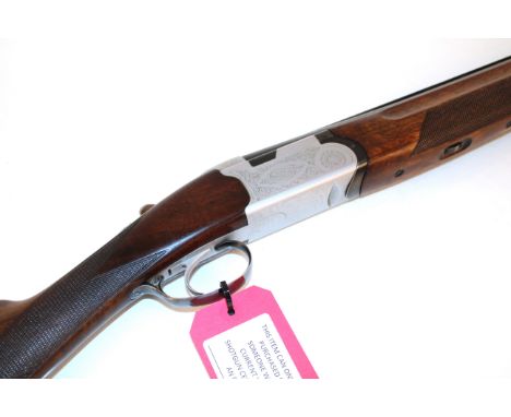 A Beretta S56E 12 bore box lock ejector O/U shotgun. Ser. No. B33271B, 70mm chambers 28" barrels bored ¼ and ¾ with 7mm raise