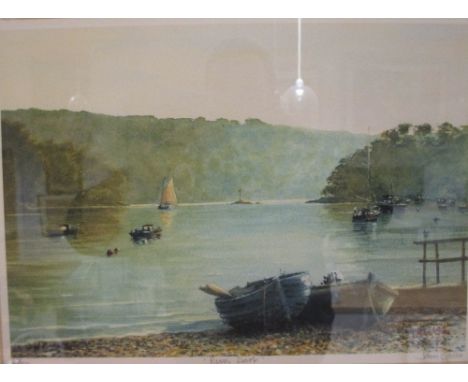John Gillo (20th Century) - Coastal Scene, limited edition print, signed and numbered 40/350, 24 x 38cm; another print of a c