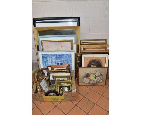 A SMALL QUANTITY OF PRINTS ETC, to include Monet poster prints, Stephen Bartlett and Peter Evans poster prints, a reproductio