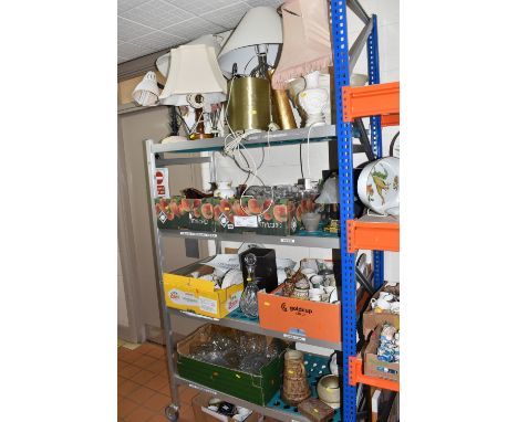 SIX BOXES AND LOOSE MOSTLY  CERAMICS AND GLASSWARE Etc, to include a quantity of boxed blue Wedgwood 'Jasperware' gift ware c