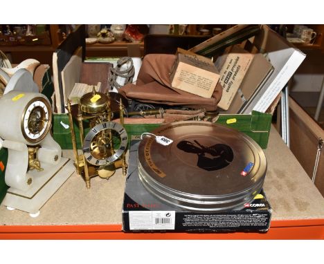 ONE BOX AND LOOSE MISCELLANEOUS ITEMS to include a limited edition Corgi James Bond Special Edition tin comprising our die-ca