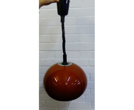 A retro Guzzini style lamp shade