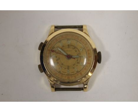 A GENTS VINTAGE CHRONOGRAPH WRIST WATCH BY EXPERT 