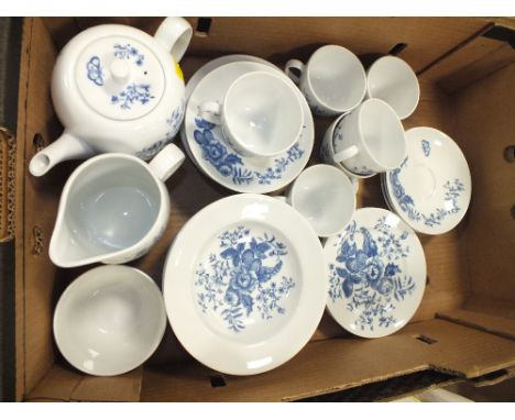 A TRAY OF ROYAL WORCESTER RHAPSODY TEAWARE