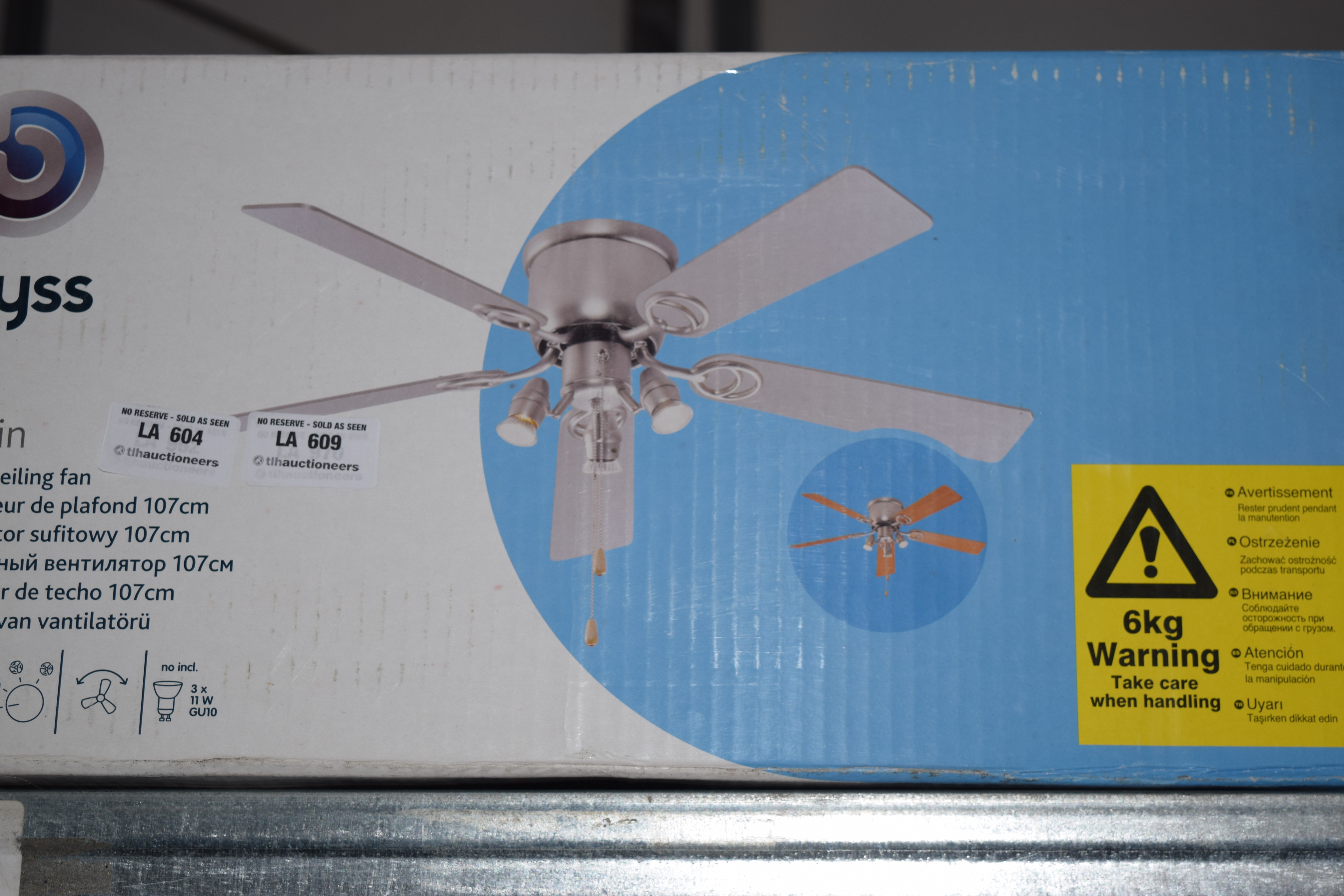 Boxed Blyss Austin 107cm Ceiling Fan Rrp 65