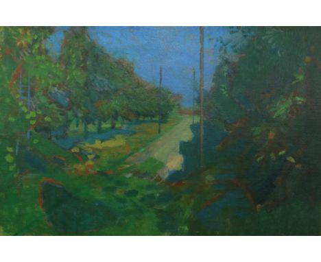 Colin Graham Frederick Hayes RA (British 20th Century, 1919-2003), Landscape, oil on canvas, framed. Measurements 50 x 75.5 c