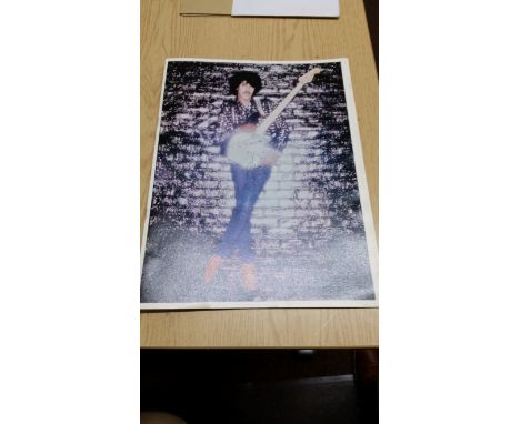 POP MUSIC, signed programme by Phil Lynott, for 1980 Thin Lizzy World Tour, to full-page portrait, VG