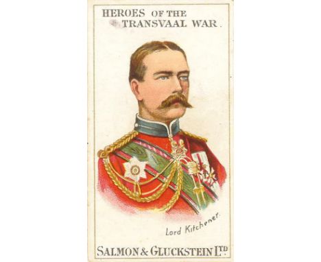SALMON &amp; GLUCKSTEIN, Heroes of the Transvaal War, inc. Baden-Powell, corner knocks, FR to G, 7