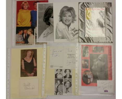 TELEVISION, selection, inc. signed &amp; unsigned, promotional photos, album pages, white card, letters, leaflet, magazine cu