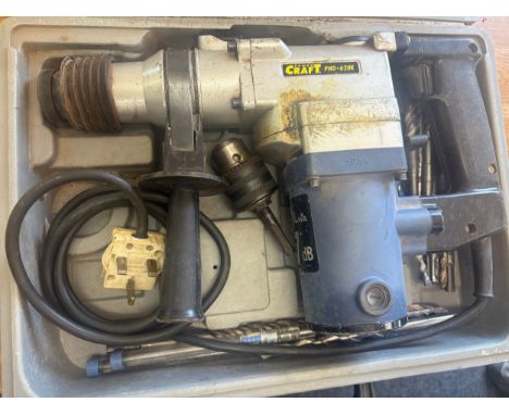 Powercraft PHD620k SDS cased drill, working order