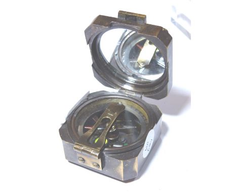 Brass Kelvin & Hughes compass 