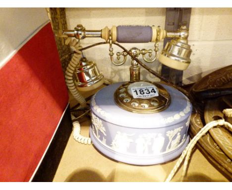 Wedgwood Jasperware ceramic telephone 