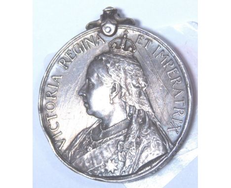 Boer War QSA medal attributed to 27944 Trooper H G Davis Imperial Yeomanry   CONDITION REPORT:  The inscription alluded to in