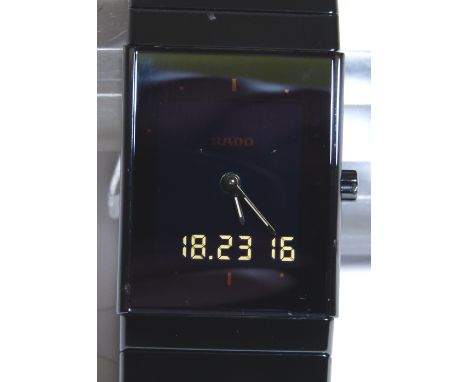 Rado watch digital display best sale