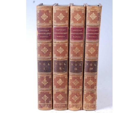 Lowndes, William Thomas: The Bibliographer's Manual Of English Literature, Vols I-IV, London, William Pickering, 1834. (4)