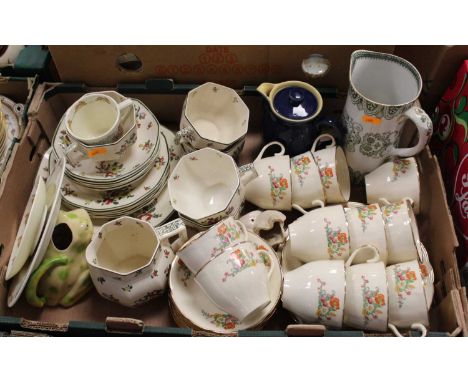 Various ceramics, to include a Royal Doulton Old Leeds Sprays pattern part tea service