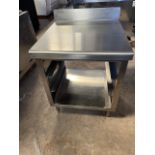 (NEW) Stainless steel table 3 spikes without tray Brand: AI Model: AI60X56X75 (Functional equipment