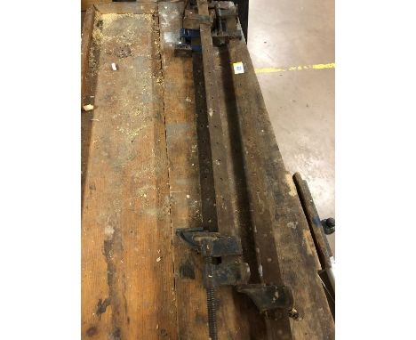 Collection of metal clamps / sash clamps