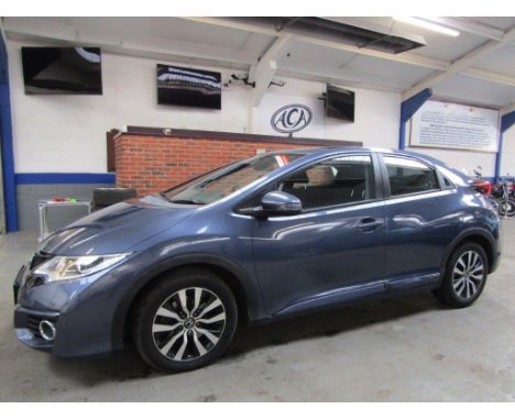 Make &amp; Model: Honda Civic I-Dtec SE Plus NavDate of Reg: MV66 YRTColour: Bluecc: 1597MoT: 12-09-2022Fuel Type: DIESELMile