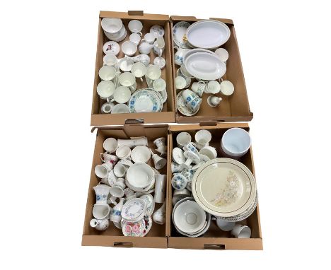 Collection of ceramics including Wedgwood vases, Spode plates etc