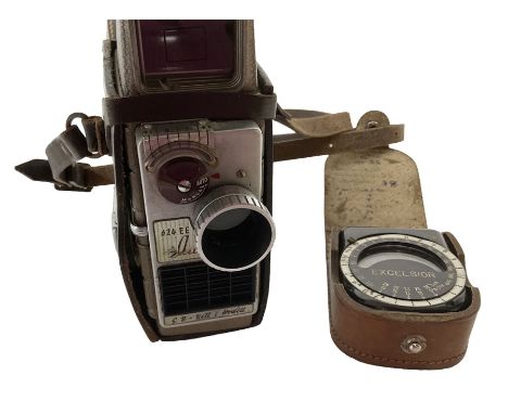 Bell and Howard Autoset cine camera and light meter