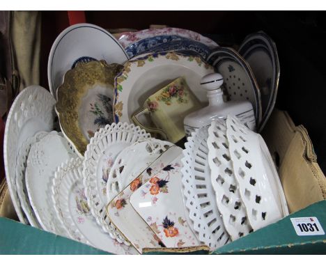 Ribbon Plates, decanter, Losol salad bowl, etc:- One Box