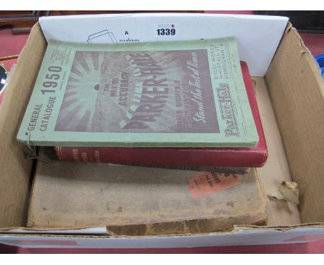 Parker Hale General Catalogue 1950 Second Edition, relating to fire arms, Canon Odom 'Hallamshire Worthies' 1926, John Harley