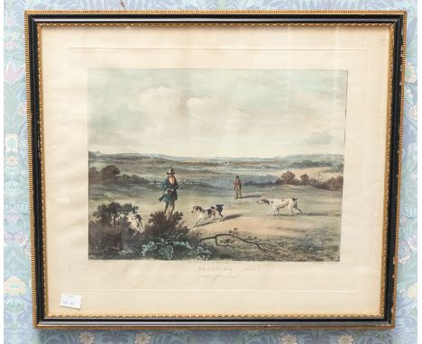 R Ackermann (Publishers): T Sutherland after Wolstenholme: A set of four shooting scenes, early 20th century, Plates 1-4, etc