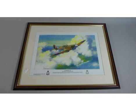 A Framed RAF Print After T Marchant, Summer of 41, 36cm Wide 