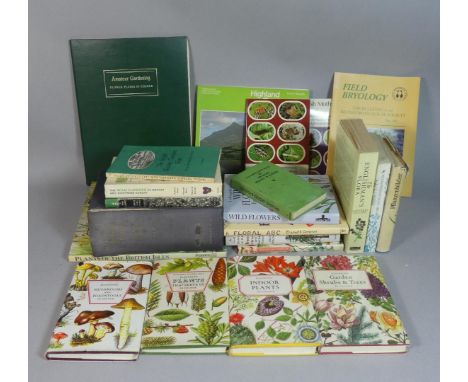 A Collection of Books Relating to Plants and Flora to Include The Observer's Book of Grasses, Sedges &amp; Rushes, The Royal 
