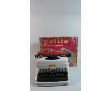 A Vintage Toy Typewriter by Petite, with Original Box 