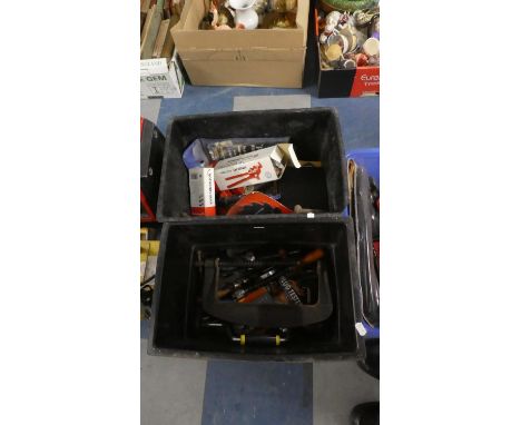 Two Boxes of Workshop Tools 