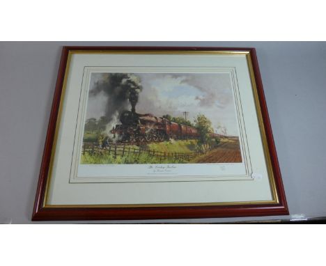 A Framed Limited Edition Terence Cuneo Print, The Lickey Incline, No.467/850, 39cm Wide 