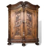 Bodenseeschrank Evangelistenschrank wohl Oberschwaben Bodensee, Barock