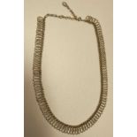 Gold 333 Halskette Collier FBM, Gewicht ca. 29,4Gr., vintage