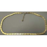 Gold 333 Collier Halskette, Gesamtlänge ca. 45cm, Gewicht ca. 18,6Gr.
