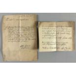 Holland, Johann Caspar (1747-1834), Handschrift von 1807 Mahnung Brief an Magistrat (Bad) Salzungen