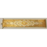 Gold 750 massives Armband mit Rautenmuster, Gewicht ca. 106,1Gr.