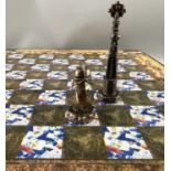 Schach Anframa Fundart Designer Schachspiel Hommage Antoni Gaudí, ca. 6,7kg, wohl Spanien ajedrez