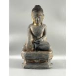 Asiatika Buddha Holz unvollständig, ca. 49cm hoch, Gewicht ca. 5,5kg