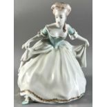 Von Langenmantel-Reitzenstein, Erna (1890-1968) Entwurf, Rosenthal Kunstabteilung Selb Tänzerin