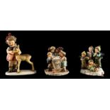 Goebel / Hummel Konvolut 3 Figuren 136/V, 574 1991, 668 1993, bis zu 28cm hoch