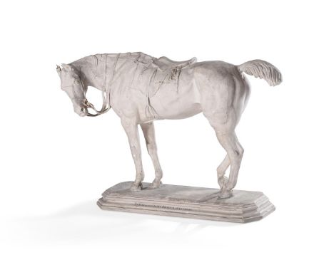 A PLASTER MODEL OF A HORSE BY BRUCCIANI, LATE 19TH/EARLY 20TH CENTURY  Incised to cast D Brucciani & Co and numbered No 519  