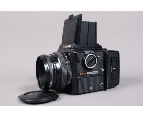 A Zenza Bronica SQ-AM Camera, serial no 2276648, shutter working in both single and continious modes, body G, some scratches,