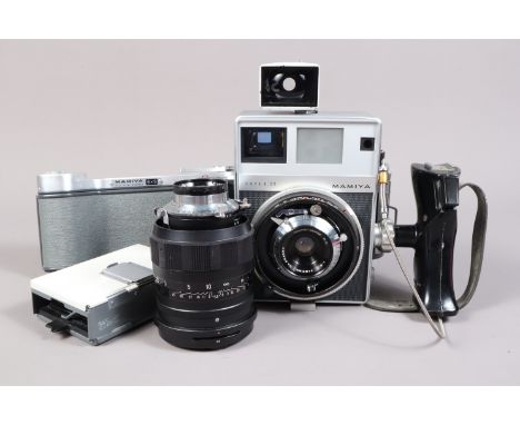 A Mamiya Press Super 23 Camera, serial no A 18928, body G, light scratches &amp; wear, viewfinder clear, rangefinder function