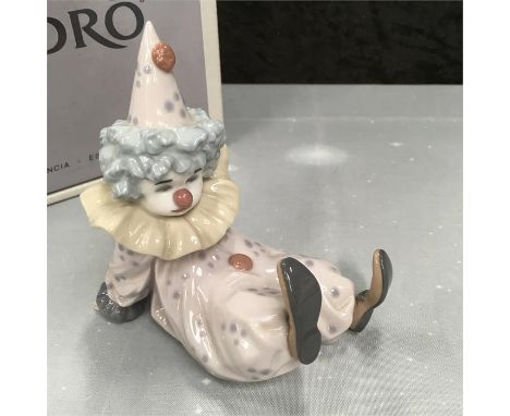 Lladro: A tired friend figure, boxed.
