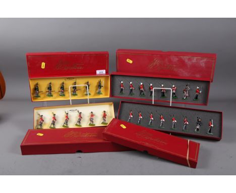 Seven W Britains Special Collectors Edition Accessory/Figure sets including "The Cameronians (Scottish Rifles) 26th and 90th 